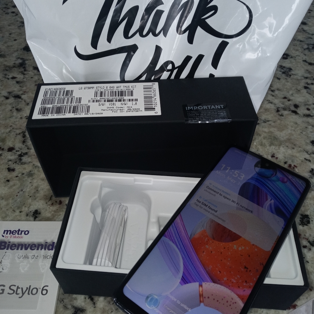 NEW LG STYLO 6 ANDROID PHONE Unlocked